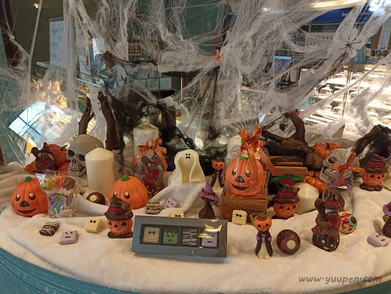 Halloween ร้าน Duc de Praslin ดุ๊ค เดอ พราแลง ชอคโกแลต เบลเยี่ยม 